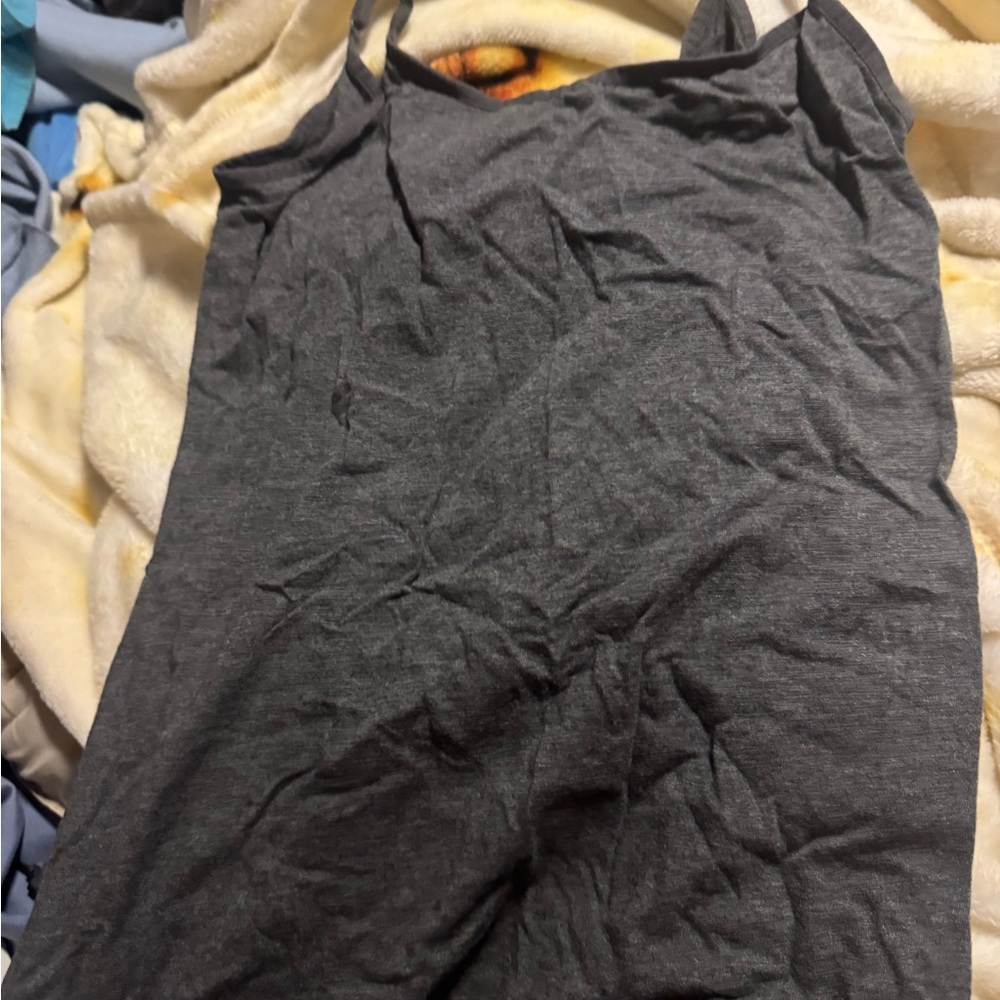 Time and Tru Charcoal Sleeveless Top